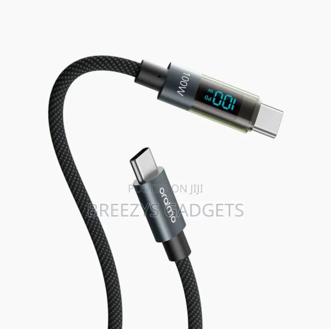 Oraimo Digiline 100 Watts Type C to C Data Cable With Display