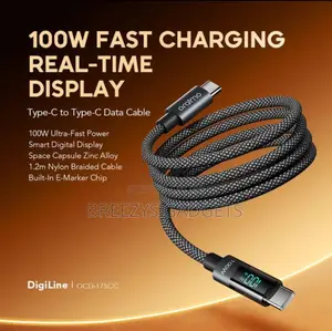 Oraimo Digiline 100 Watts Type C to C Data Cable With Display