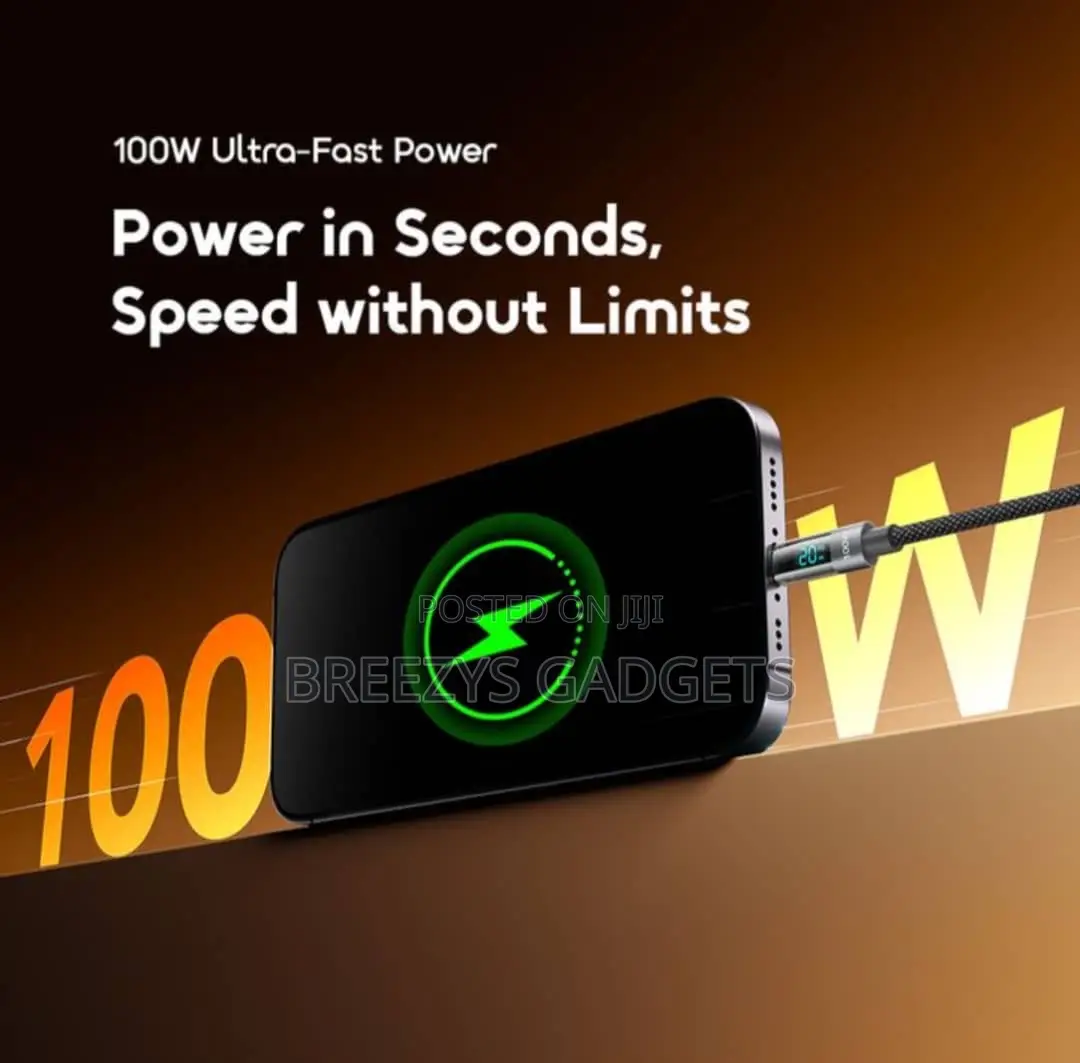Oraimo Digiline 100 Watts Type C to C Data Cable With Display