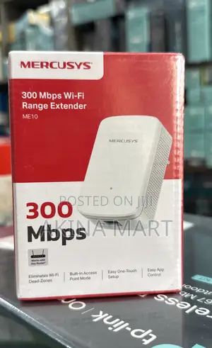 Mercusys 300mbs Wi-Fi Range Extender Me10