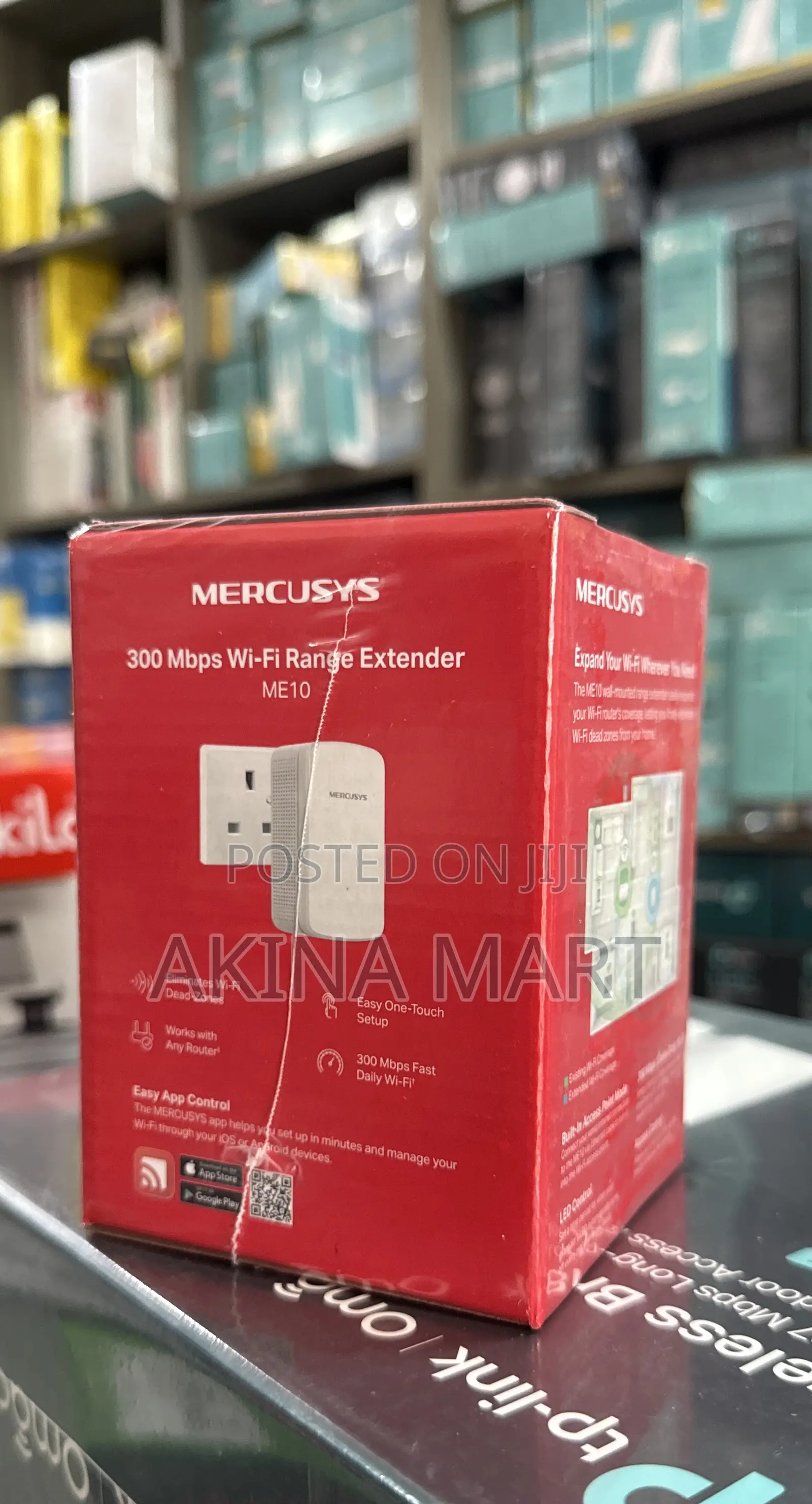Mercusys 300mbs Wi-Fi Range Extender Me10