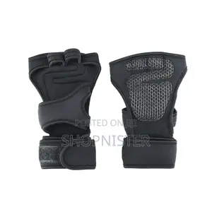 1 Pair Weight Lifting Gloves Cross Training Non-Slip Silicone Padding