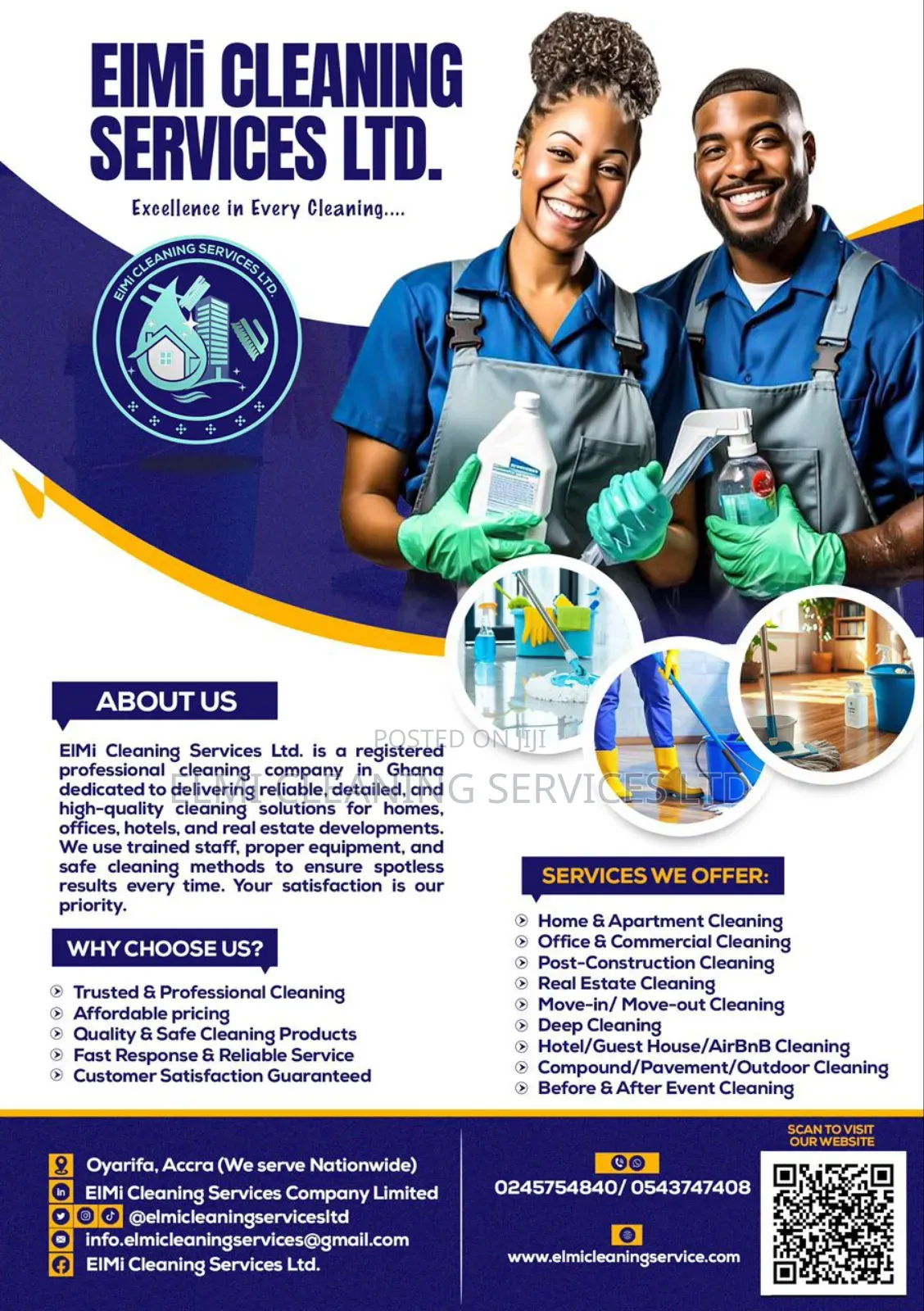 Elmi Cleaning Services – Home Office Cleaning