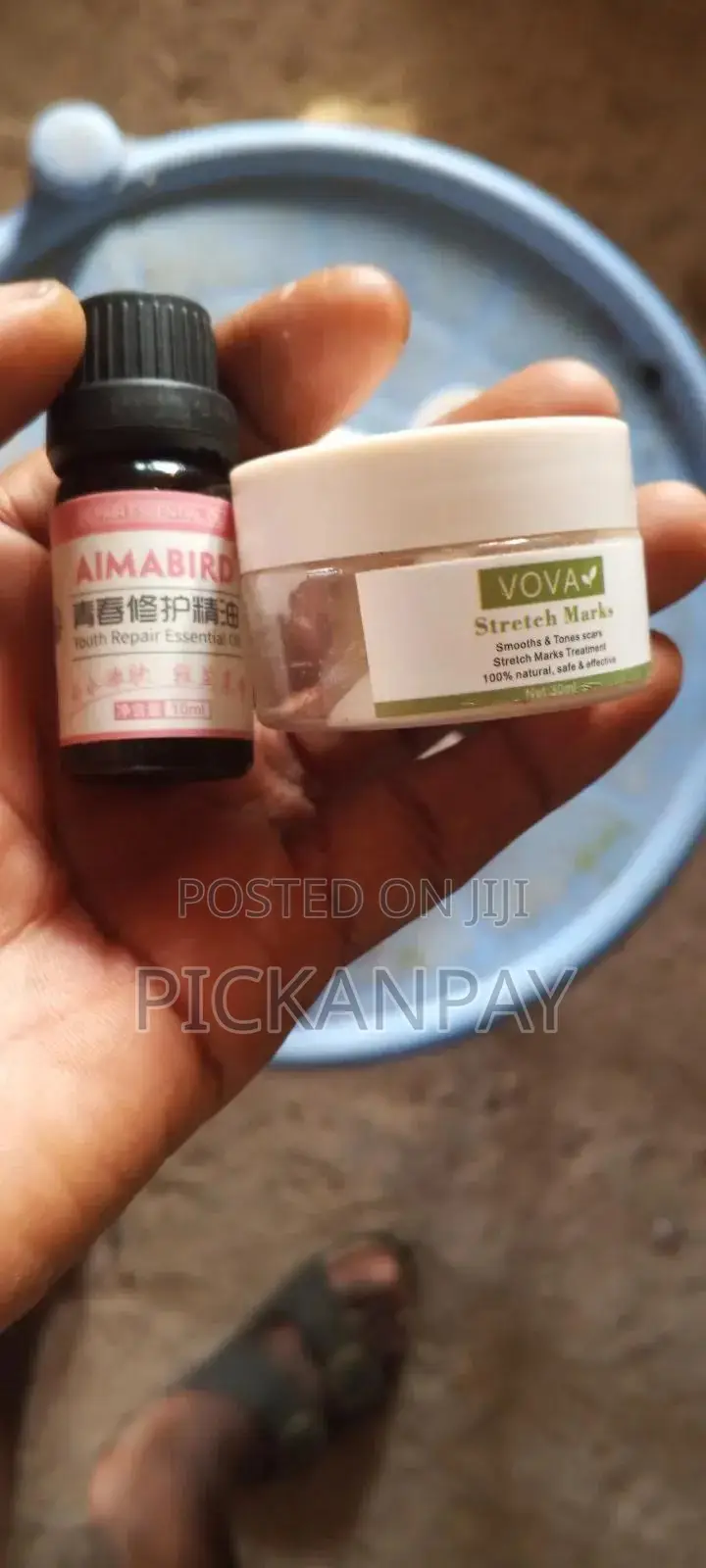 Stretch Mark Cream and Oil