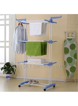 3-Layer Foldable Portable Practical Clothes Drying Rack