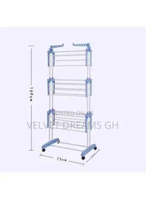 3-Layer Foldable Portable Practical Clothes Drying Rack
