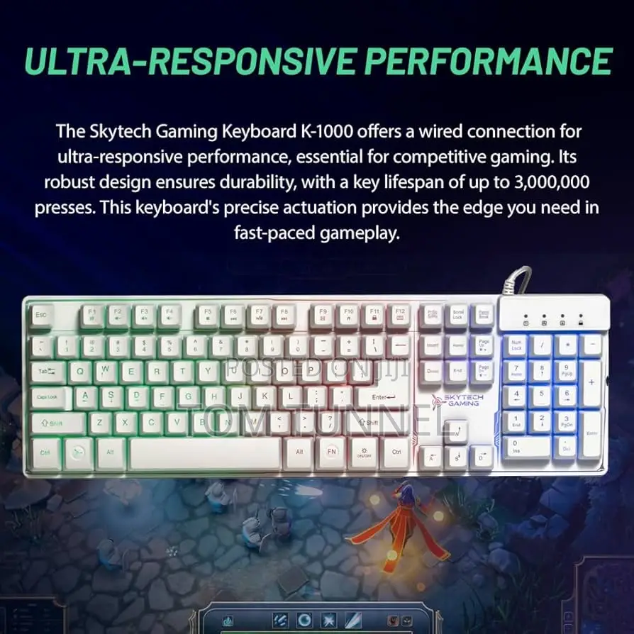 Skytech Gaming Classic RGB Gaming Mouse Keyboard Combo