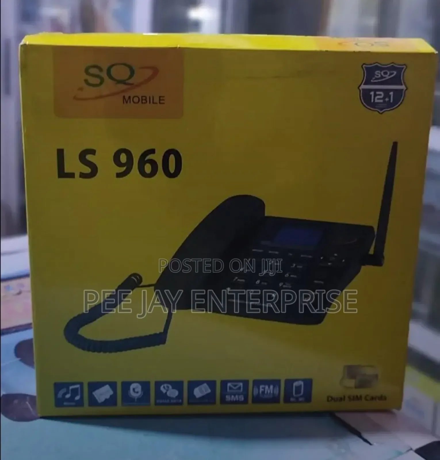 Sq Mobile Ls 960 Dual Sim Gsm Wireless Landline Desktop Phone
