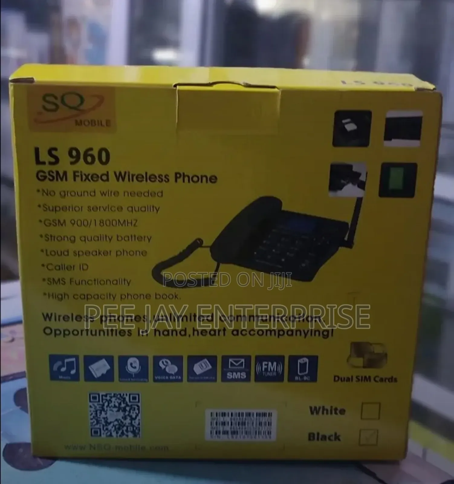 Sq Mobile Ls 960 Dual Sim Gsm Wireless Landline Desktop Phone