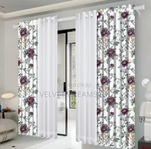 4pcs Curtain Set Beauty Privacy Combined