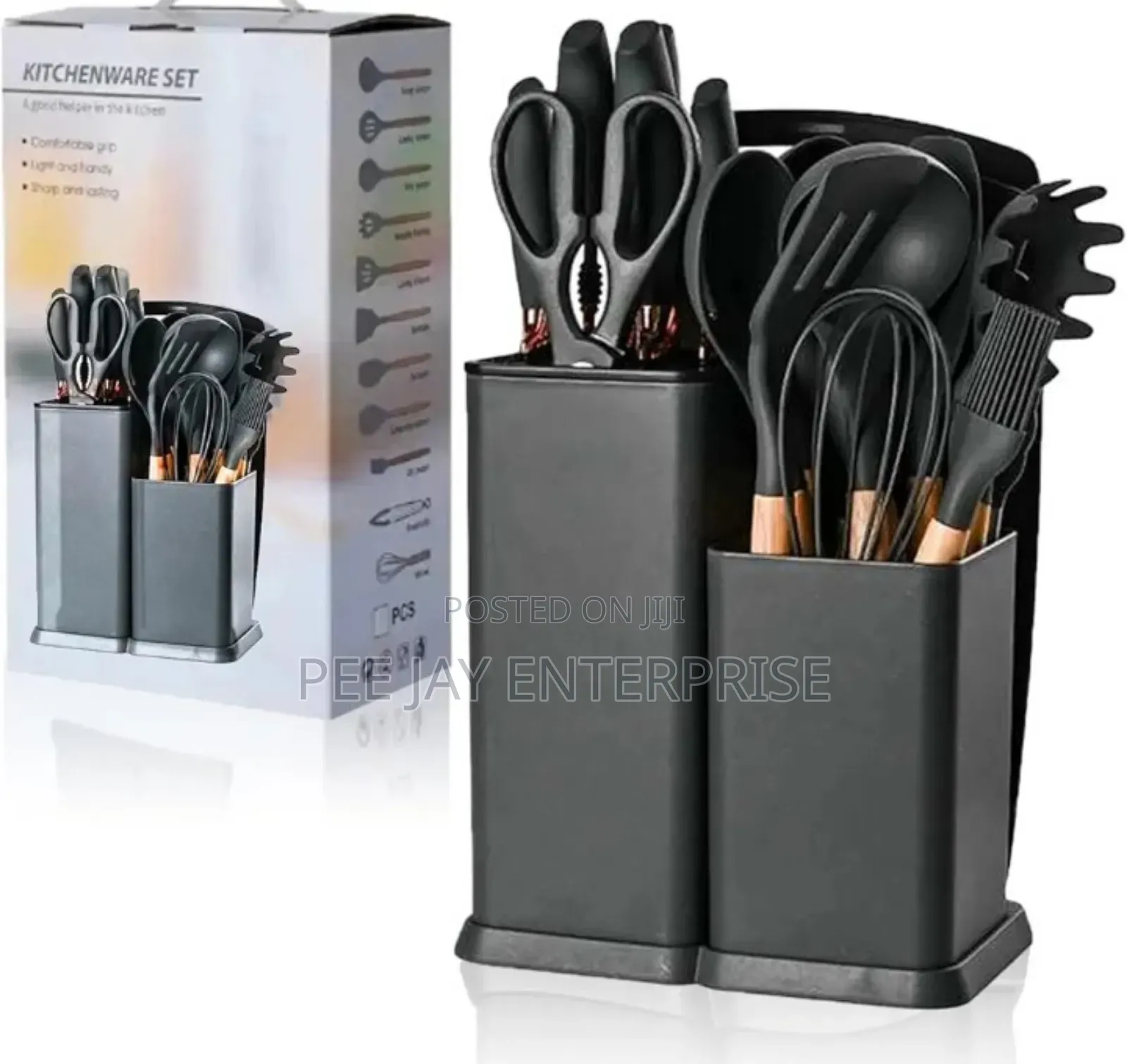 Silicone Kitchenware Utensil Set.
