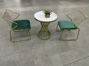 Modern Leisure Chairs With a Coffee Table