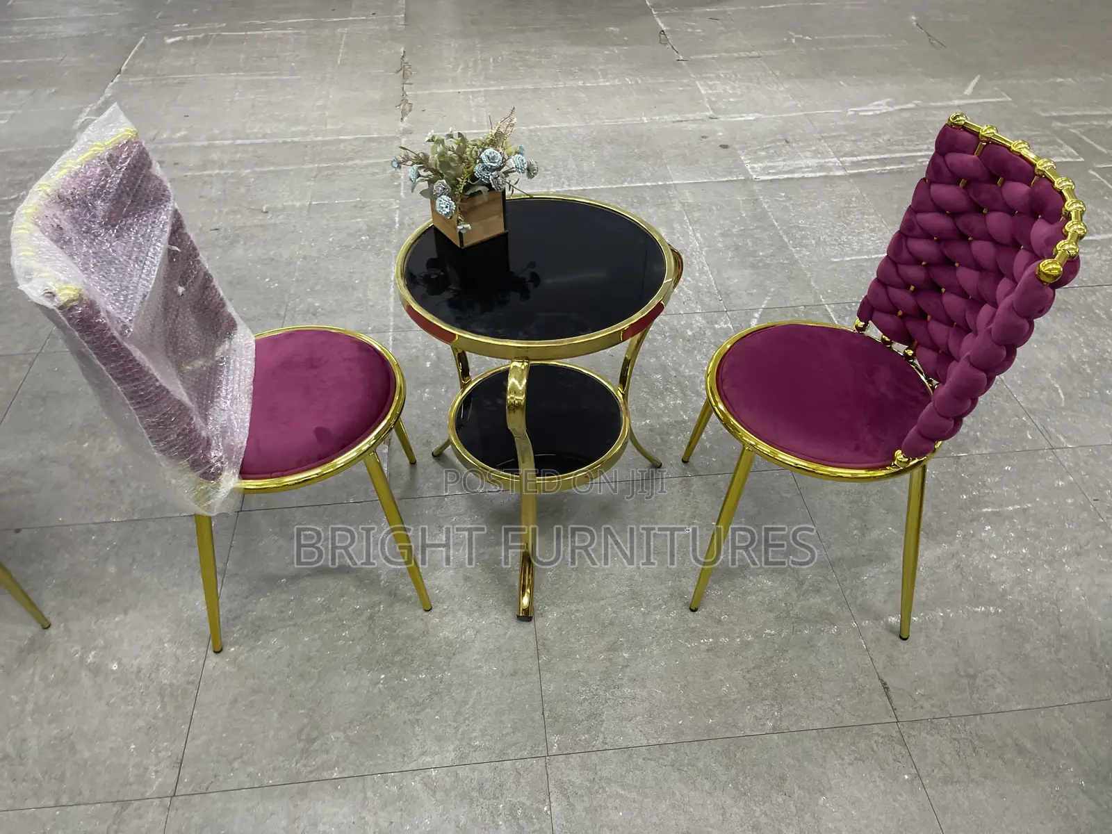 Outdoor Coffee Table With Two Chairs