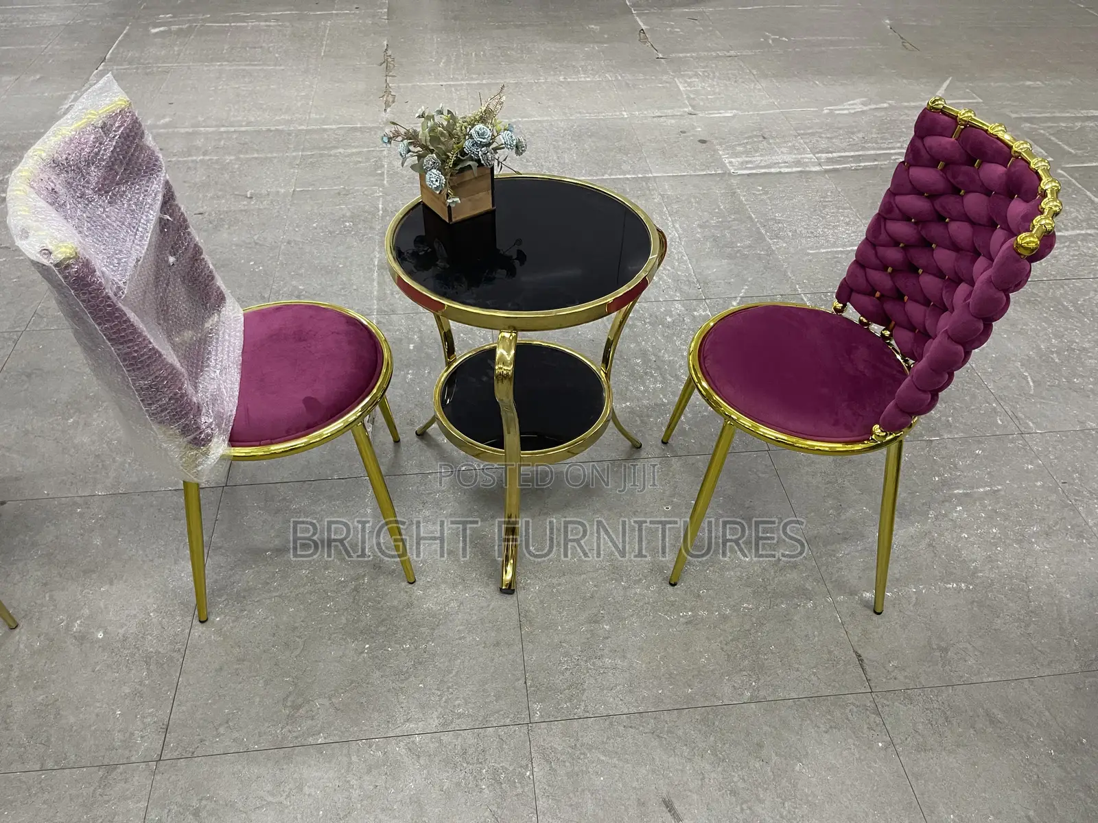 Outdoor Coffee Table With Two Chairs