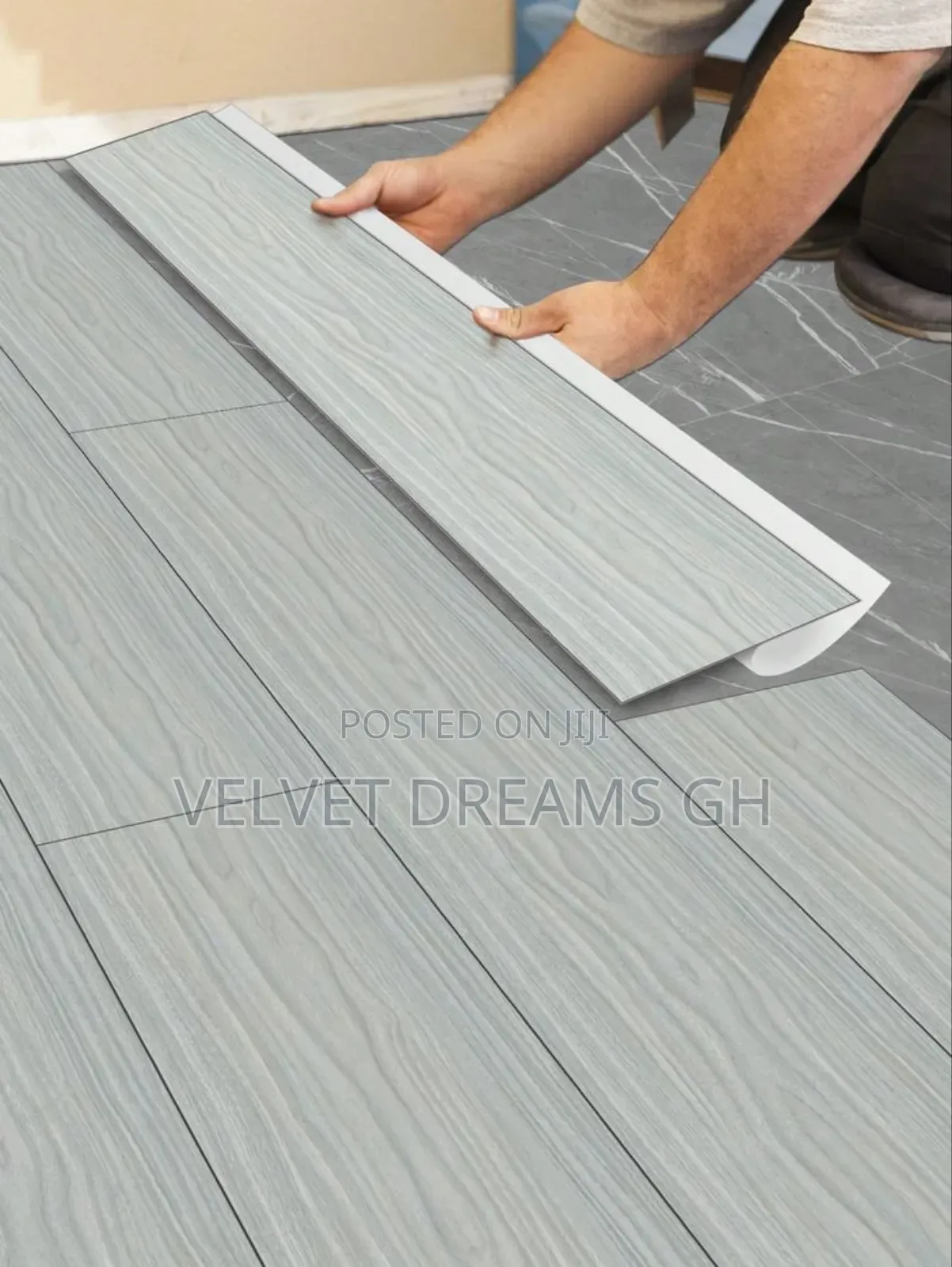 Peel And Stick Floor Tile, 36-pack 54 Sq.