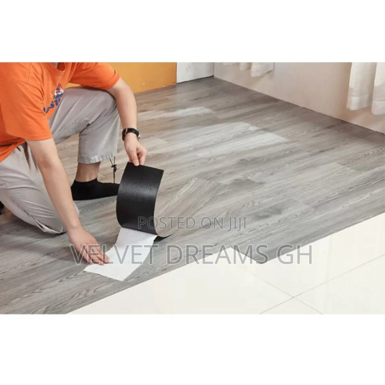 Peel And Stick Floor Tile, 36-pack 54 Sq.