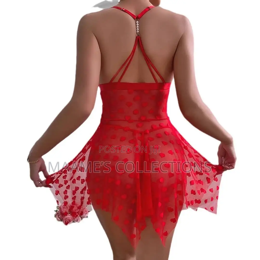 Sexy Women's Lingerie Transparent Nightgown