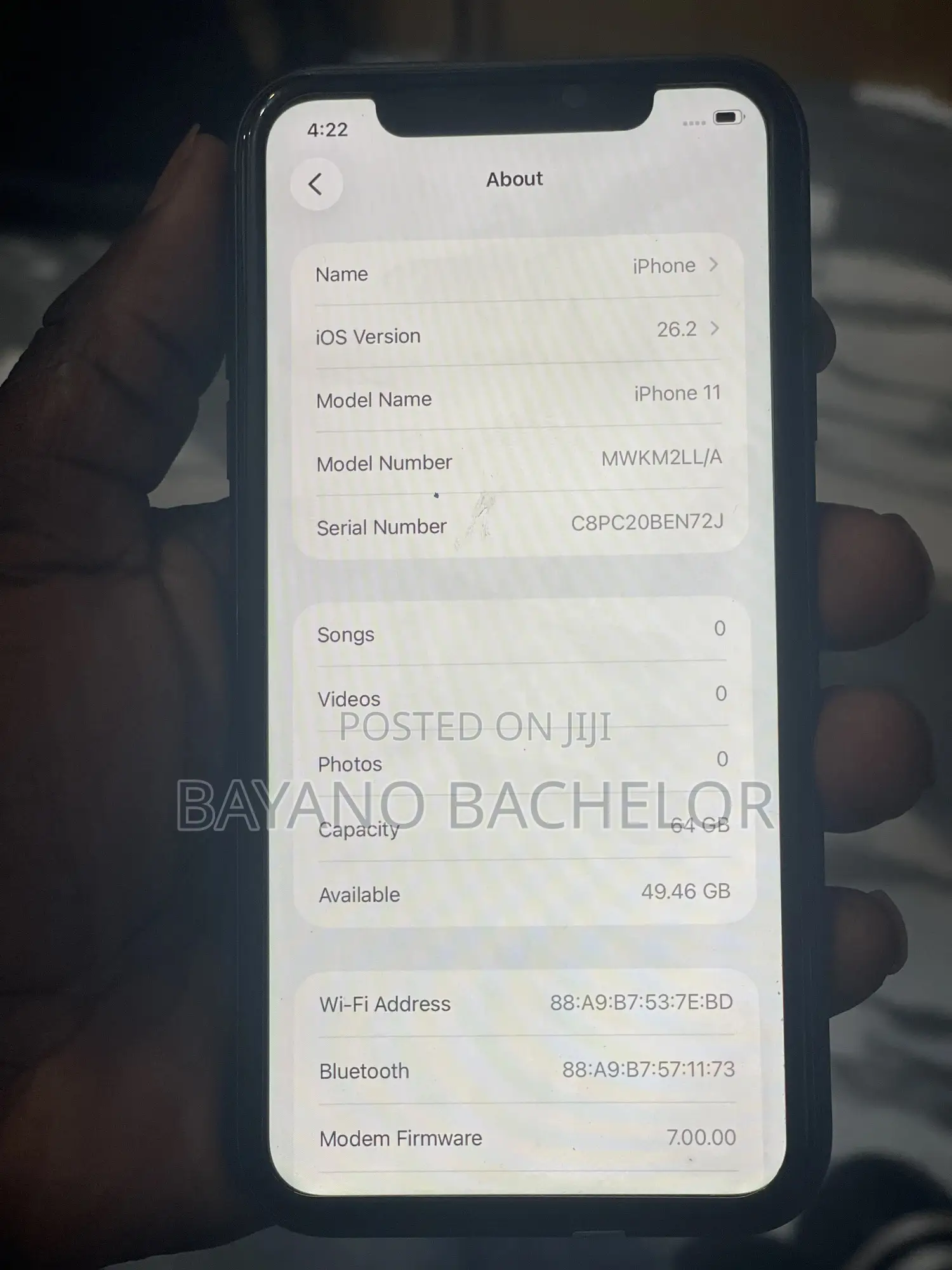 Apple iPhone 11 64 GB Black