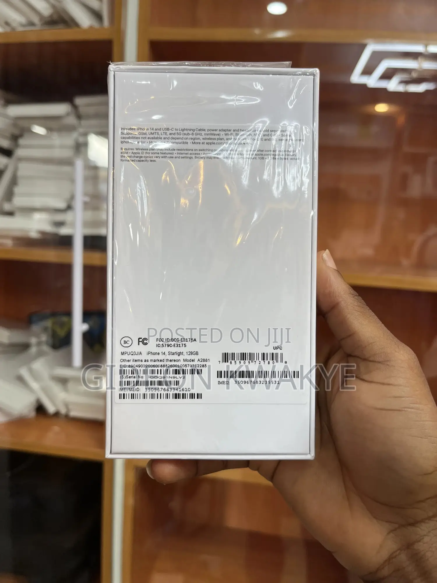 New Apple iPhone 14 128 GB White