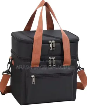 Double Compart Insulated Lunch Bag