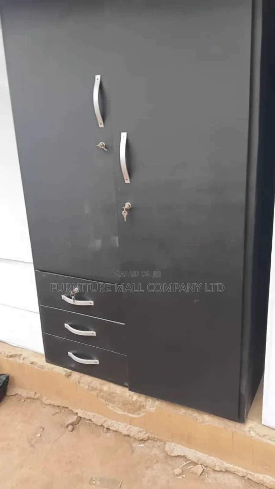 Black 2in1 Wardrobe Available as Seen