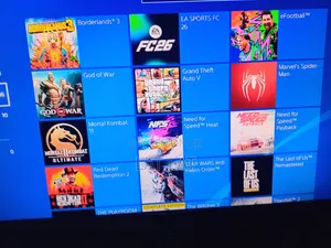 Ps4 Slim With 15 Games. Fc 26 Included