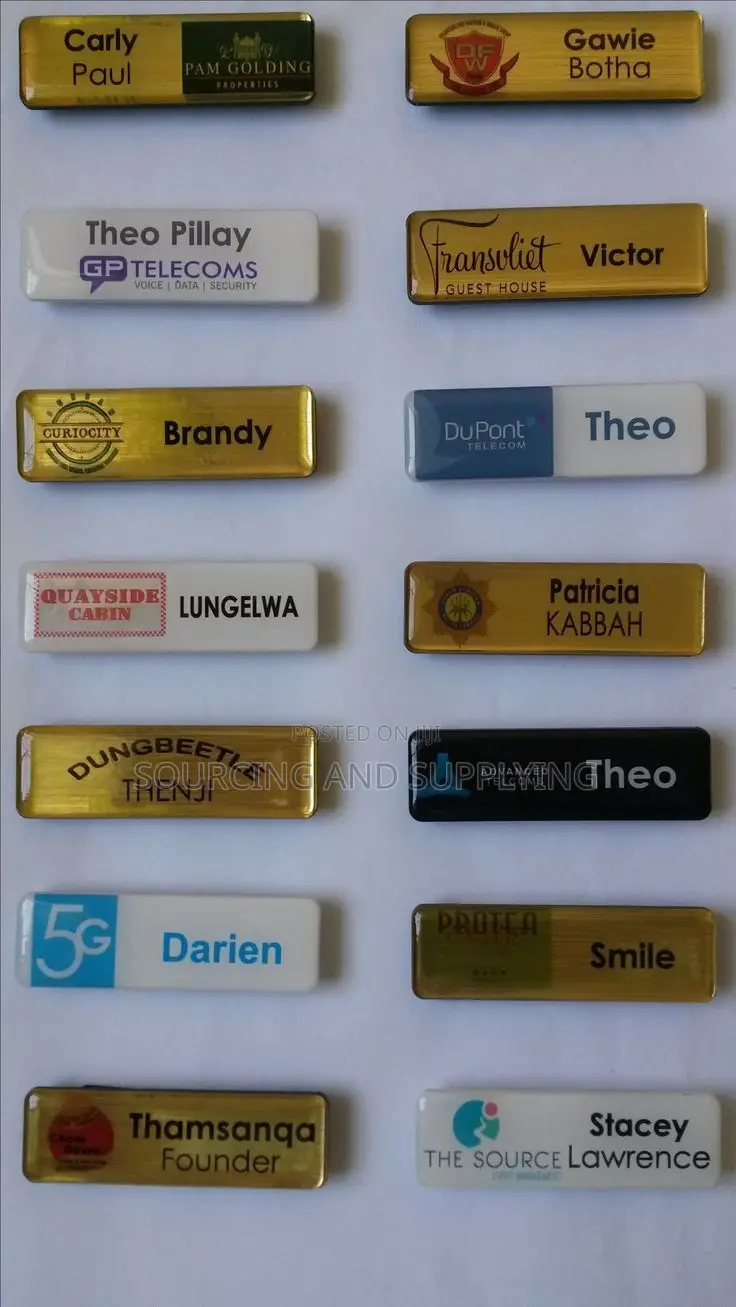 Dome Name Tag