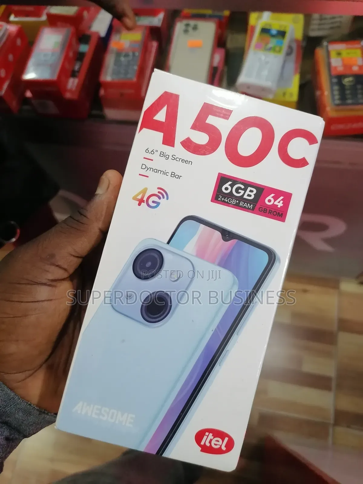 New Itel A50C 32 GB Black