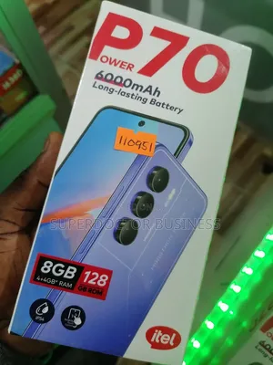 New Itel P70 64 GB Black