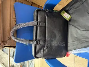 Pure Leather Jeep Laptop Bag With a Shoulder Strap.