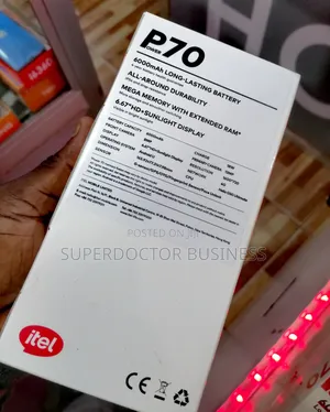 New Itel P70 64 GB Black