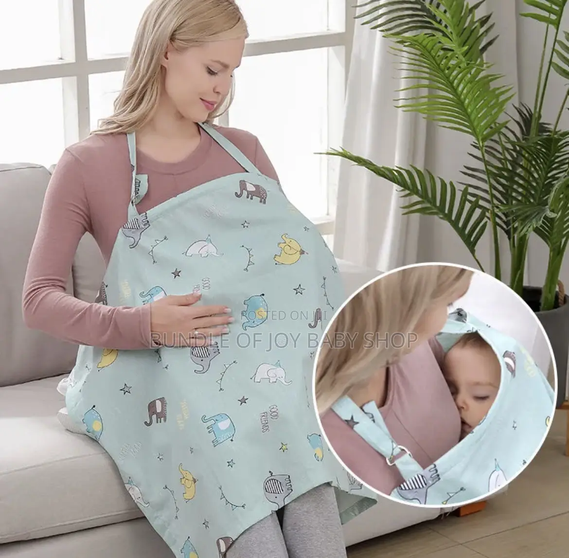 Breastfeeding Nursing Cover With Adjustable Strap