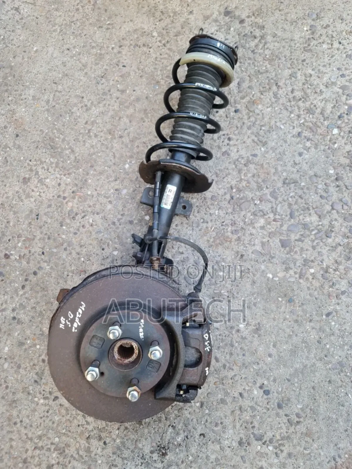 Front Shock and Hub Mazda 2, Mazda Demo 2007, 2010, 2012, 2015, 2017