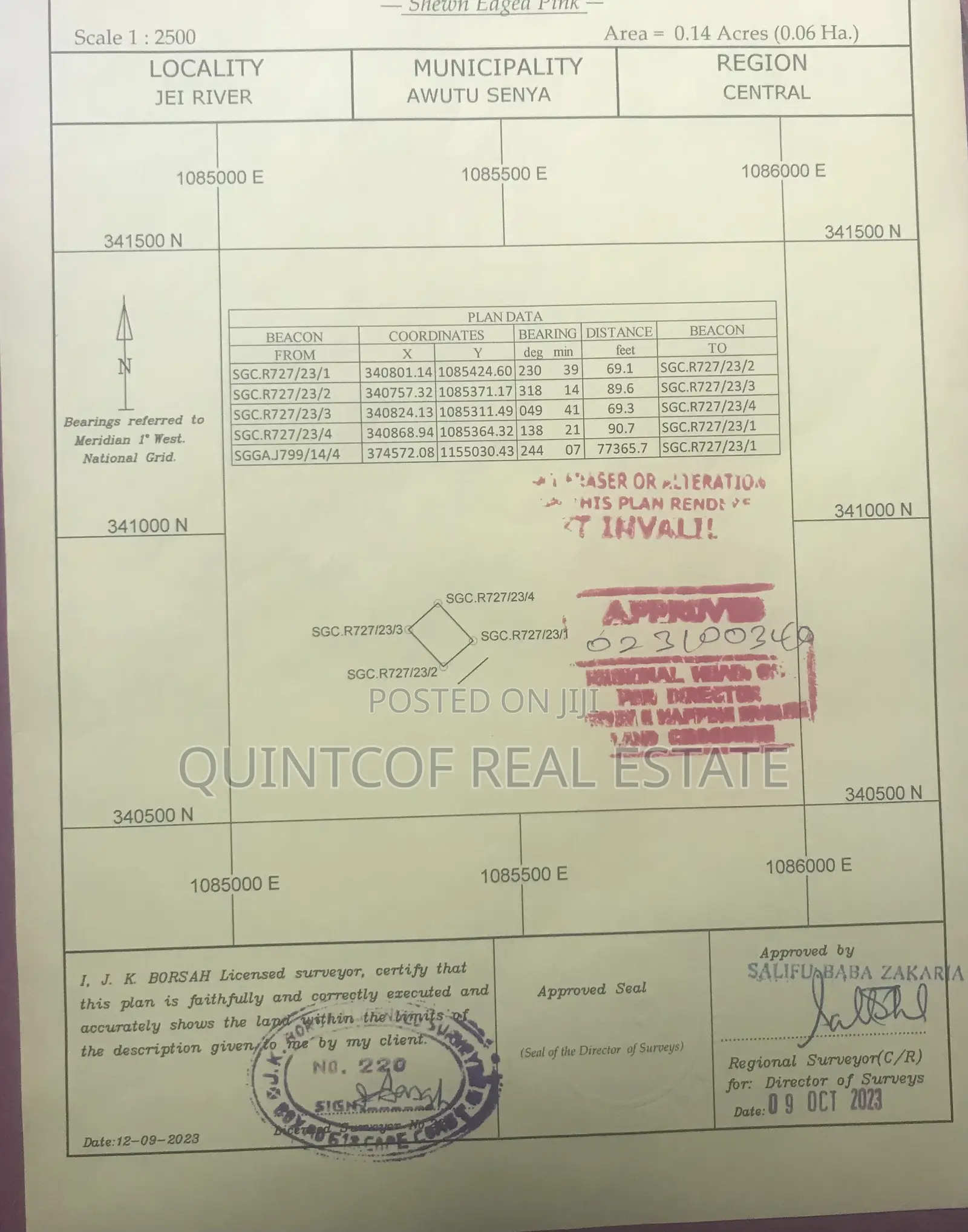 Approval Site Plan