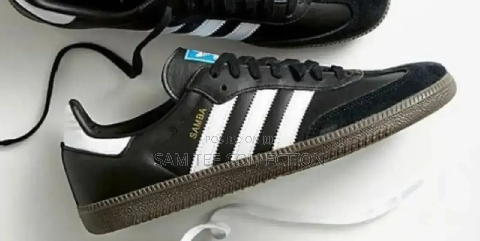 Original Adidas Samba Leather White Black