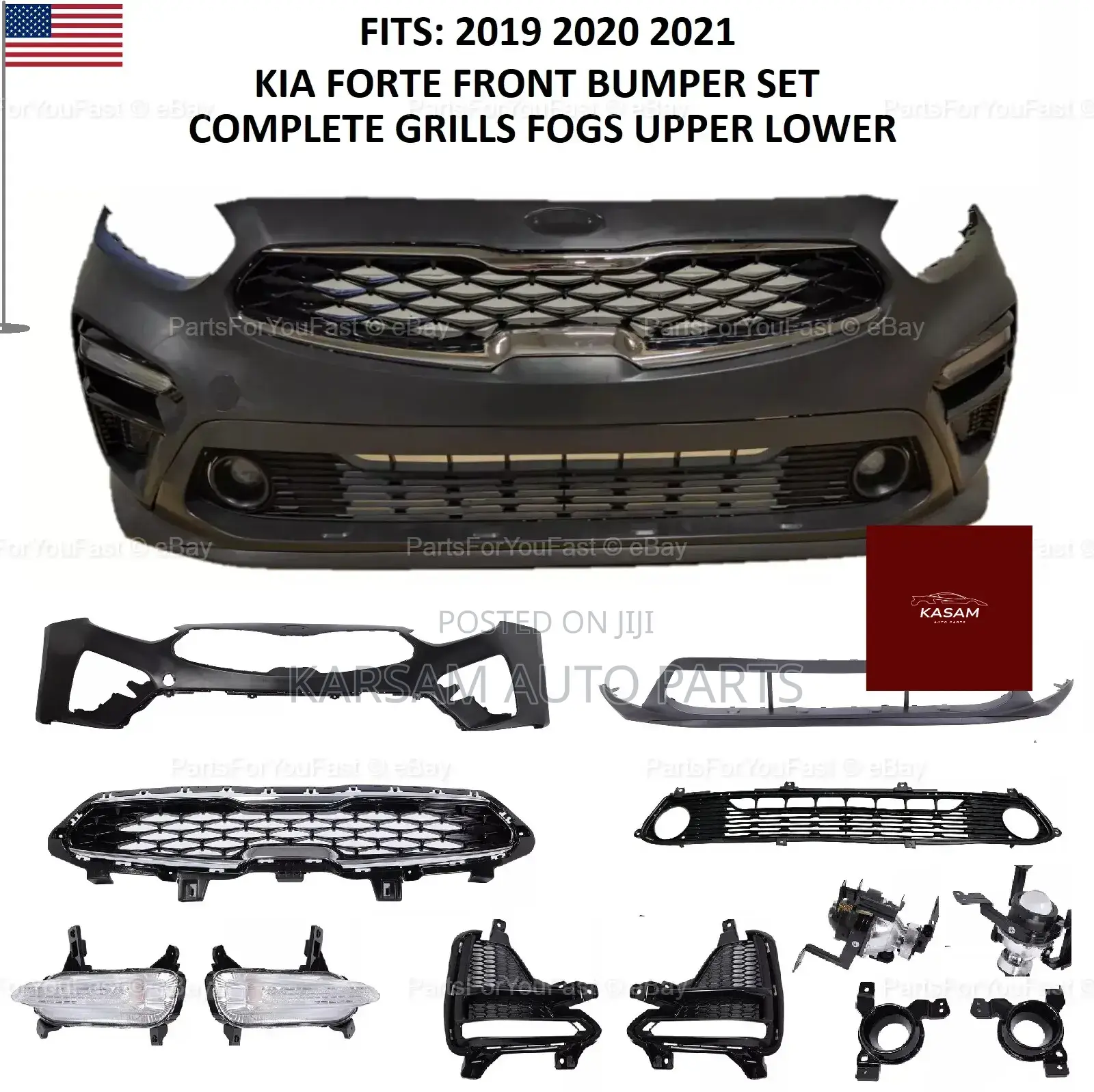 Kia Forte 2020 Complete Bumper Front