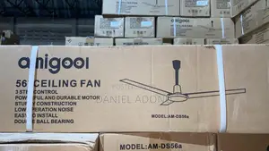 Amigoo Ceiling Fan 3pcs In Box
