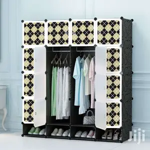 16 Cubes Plastic Wardrobe
