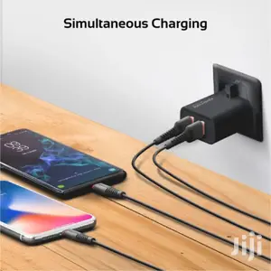 Promate Binal-uk 2.4 A Ultra-compact Dual USB Port Wall Charger