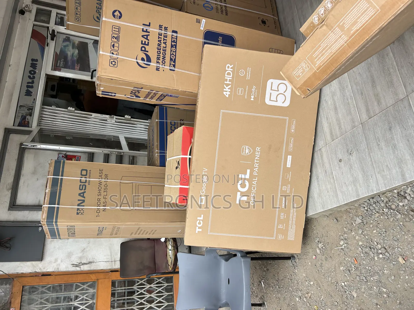 TCL Edgeless Design 55 Inch Uhd Smart Android Tv