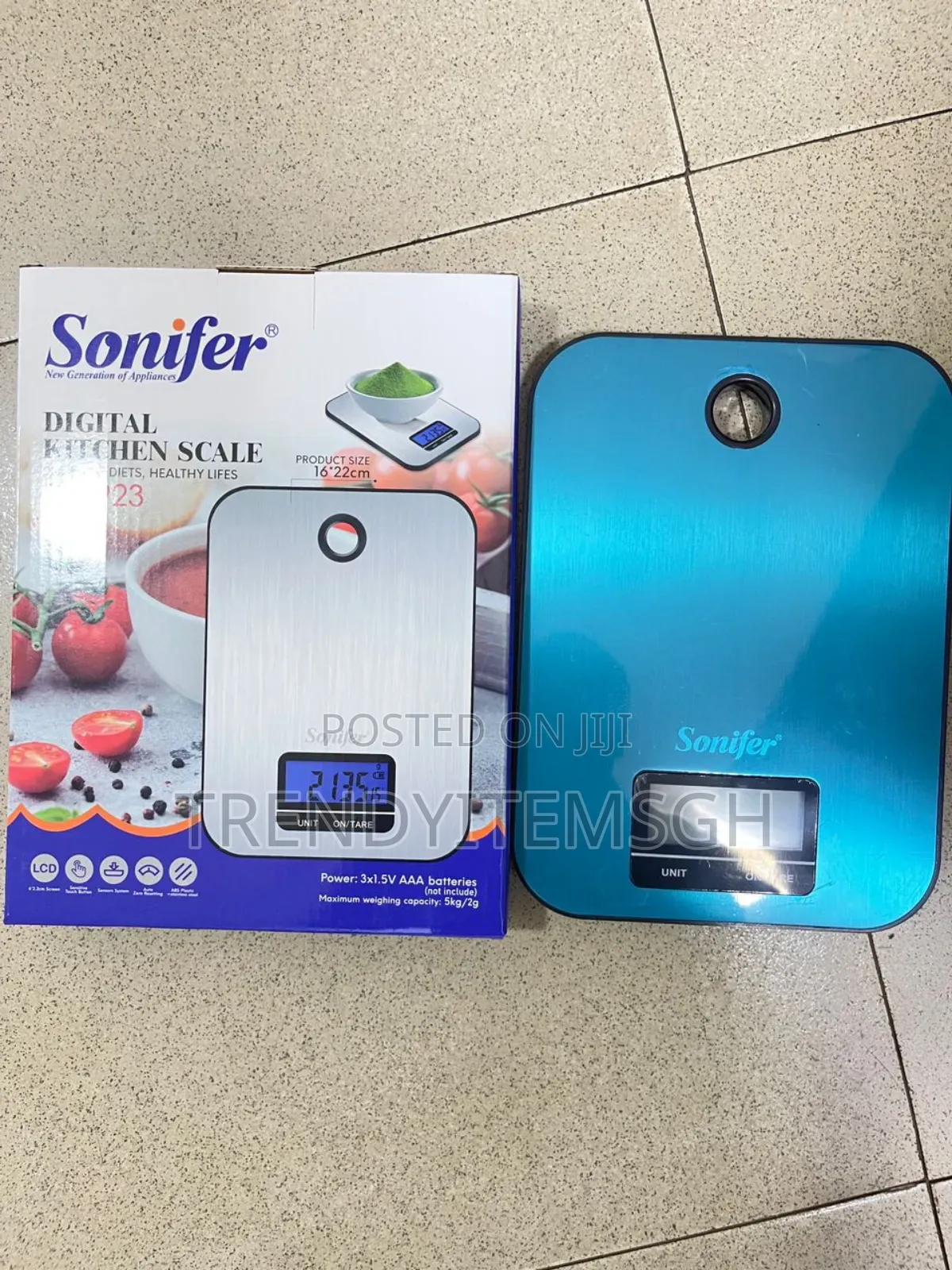 5kg Stainless Steel Electronic Digital Kitchen Scale