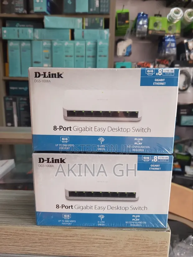 D-Link 8 Ports Gigabit Switch Dlink
