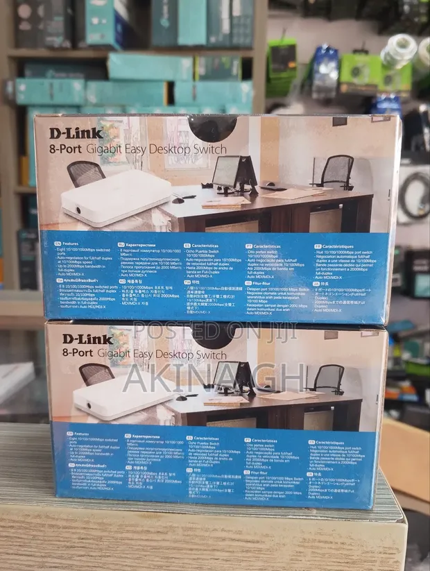 D-Link 8 Ports Gigabit Switch Dlink 2