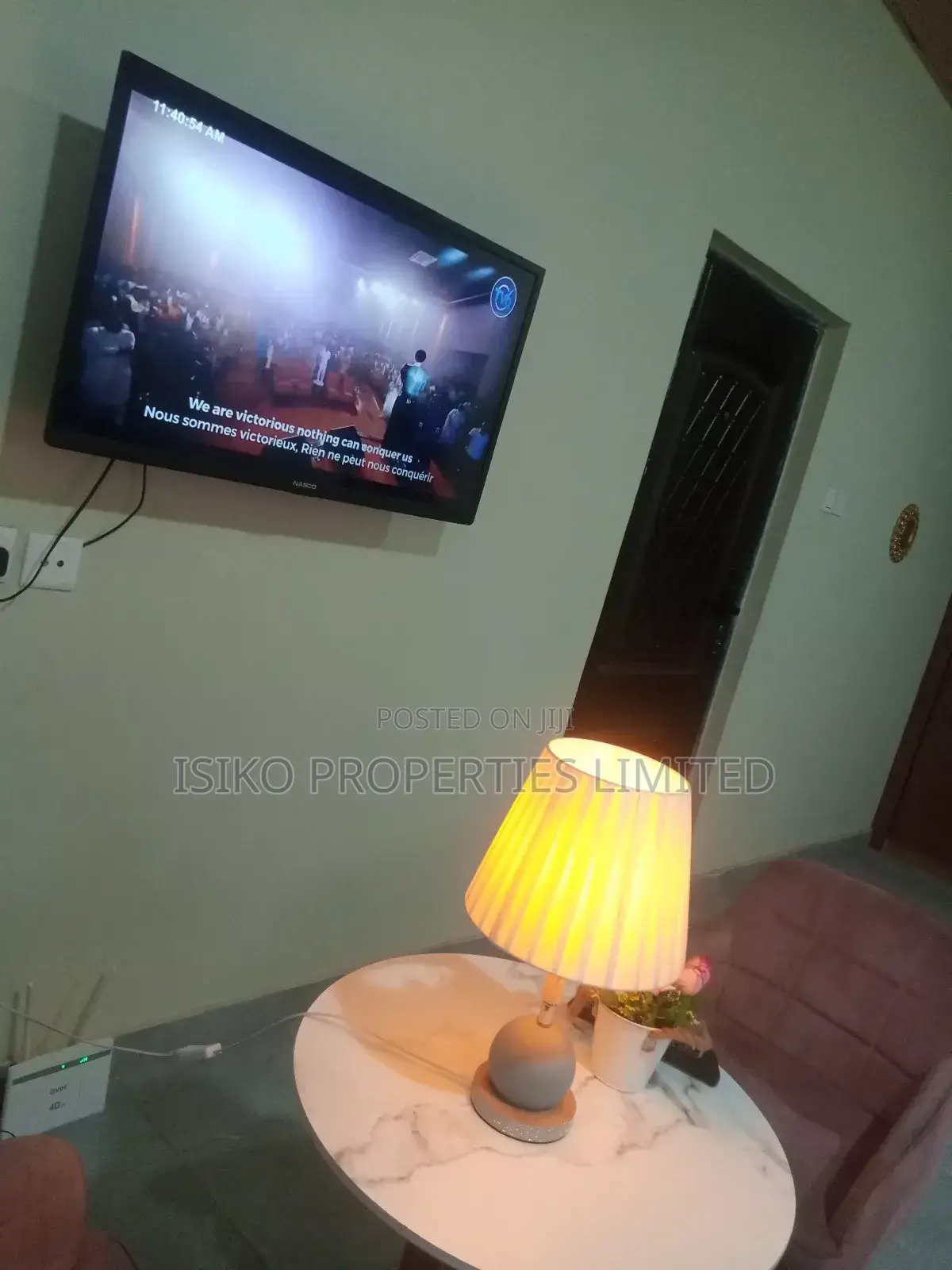 Furnished Studio Apartment in Vvilla Properties, Adam Nana for rent