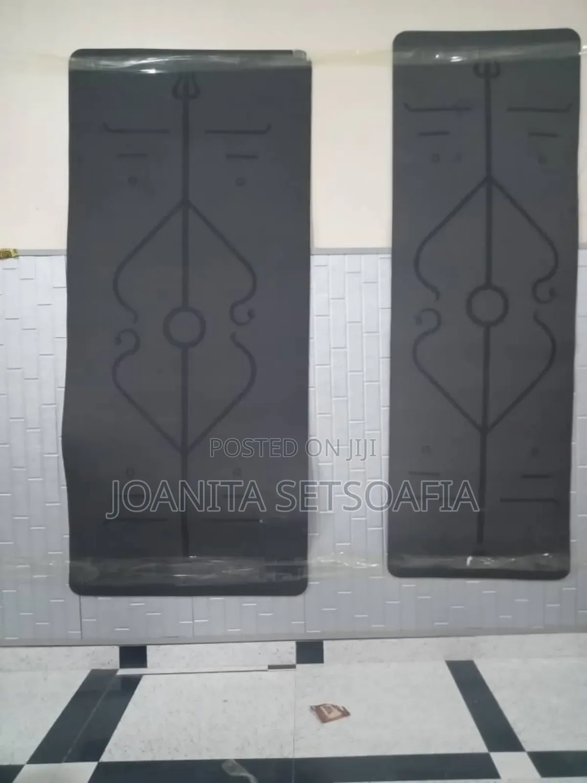Portion Line Yoga Mat