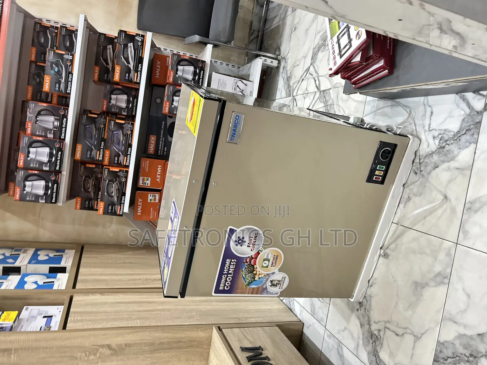 Fast Cooling 145l Gold 1 Door Electric Nas-200fl Freezer