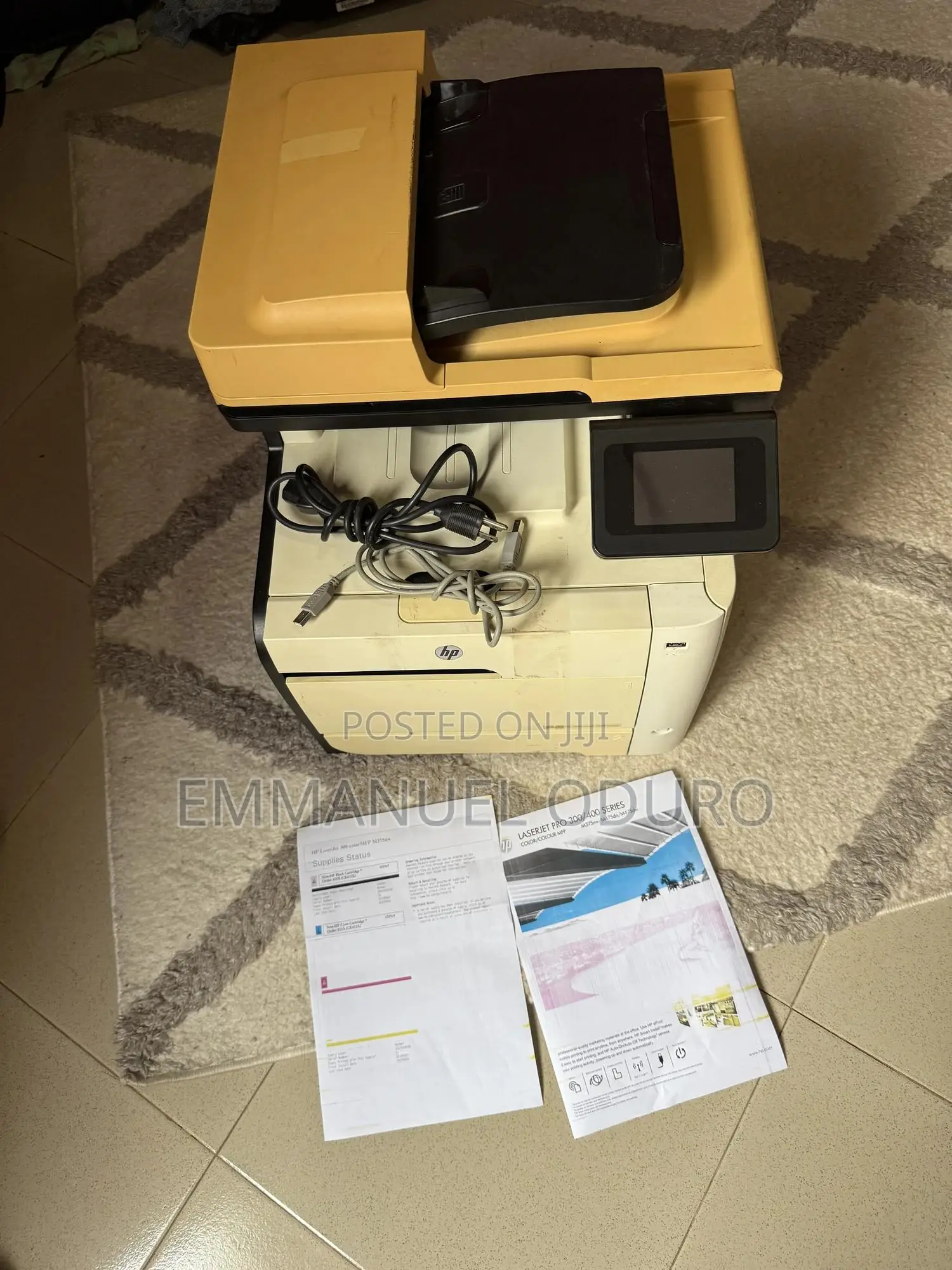 Hp Laser Jet Pro 300 Color MFP Printer ( Parts or Repair)