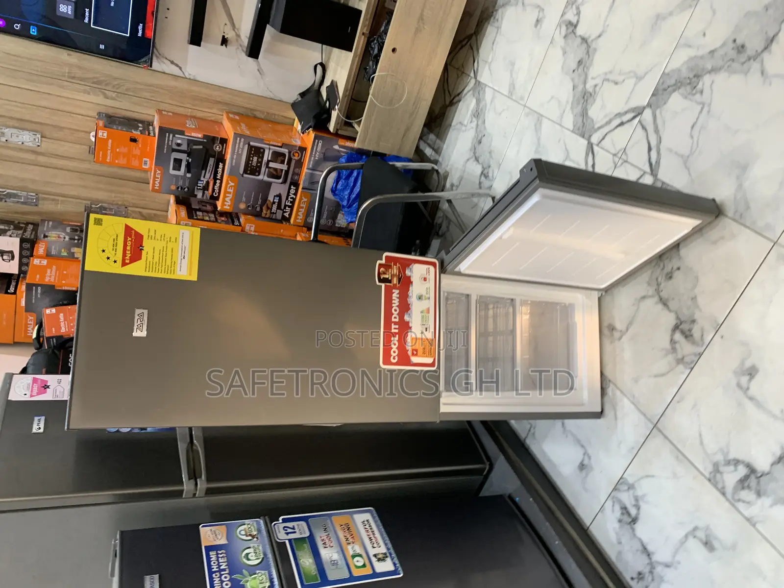 Get Elegant 161l (Dark/Grey) Zara-240bf 2 Doors Refrigerator