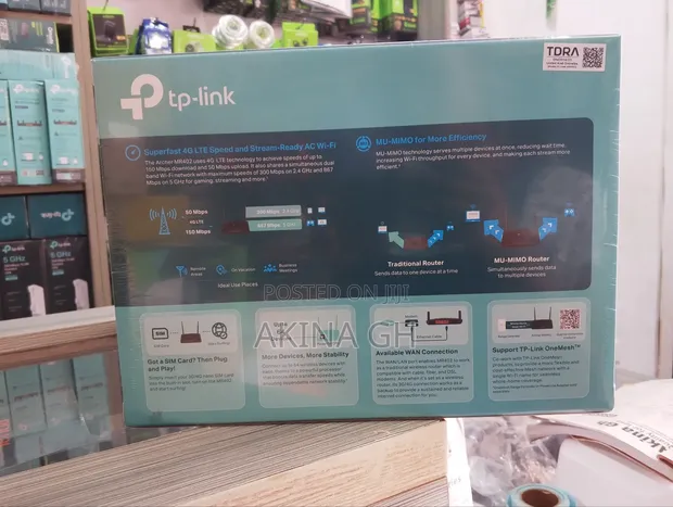 Tp Link Ac1200 Dual Band Wi-Fi 4g Lte Router (Archer Mr402) 2