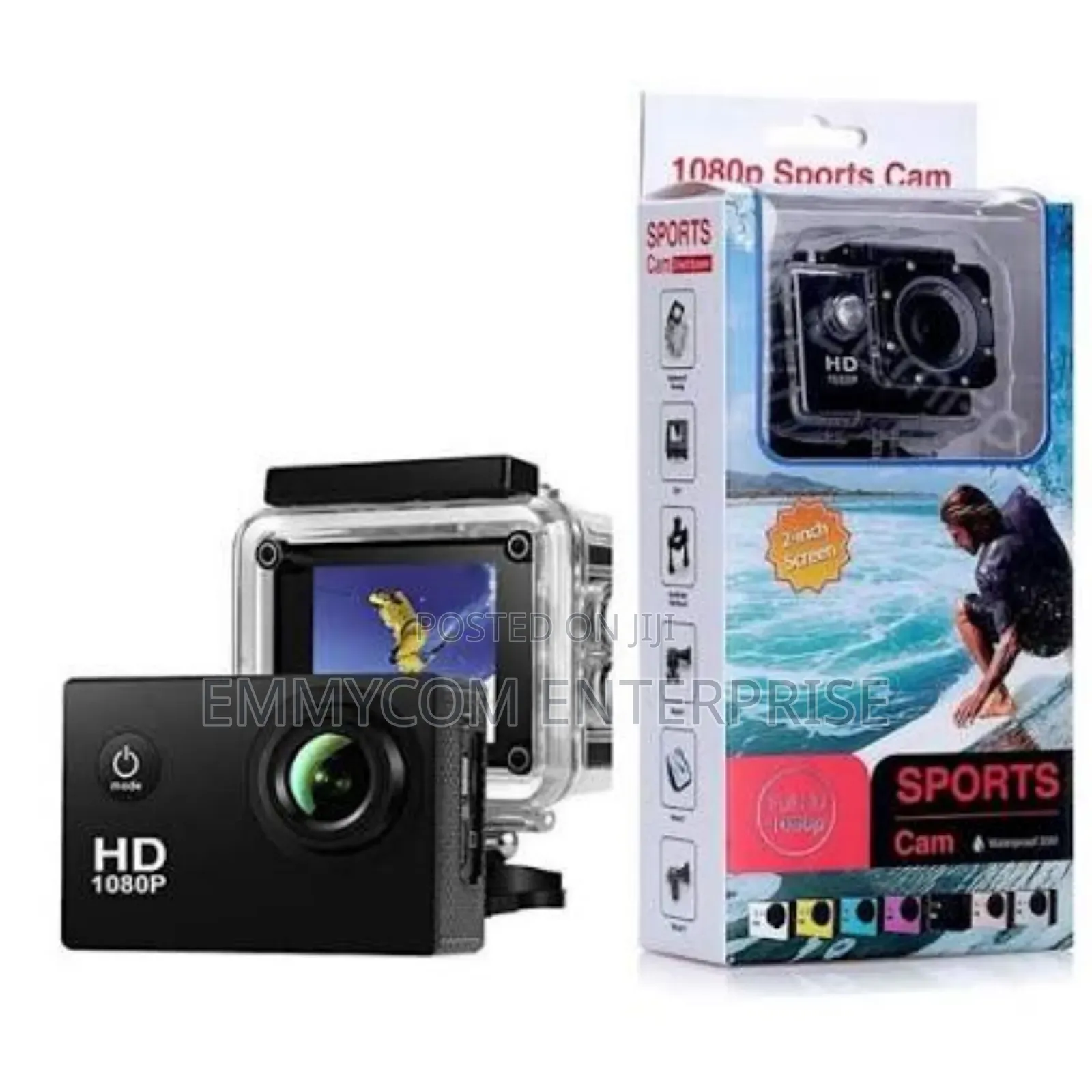 Hd 1080p Sports Camera Waterproof 30m